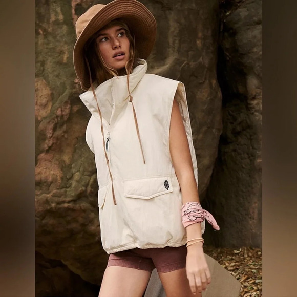 NWT free people Off the Bleachers Vest free people movement - Picture 2 of 10